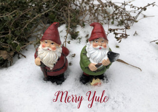 Gnome Thyme - Merry Yule Holiday Card