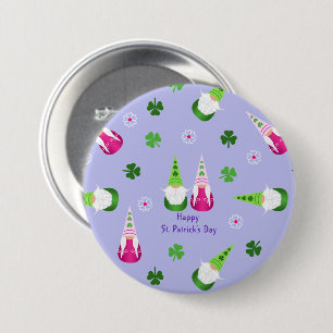 Gnome Toss St. Patrick's Day 3 Inch Round Button