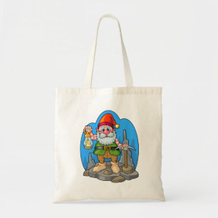 gnome tote bag