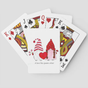 Gnome Valentine a love like gnome other Playing Cards