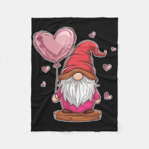 Gnome Valentine´s Day Love Heart Kids Fleece Blanket
