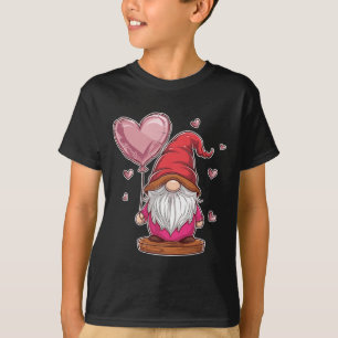 Gnome Valentine´s Day Love Heart Kids  T-Shirt