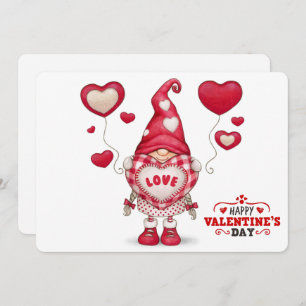 Gnome Valentines Holiday Card