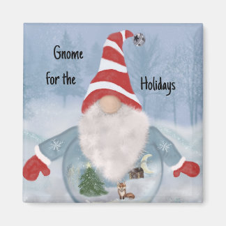 Gnome Winter Wonderland  Magnet