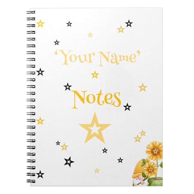 Gnome wishes  notebook (Front)