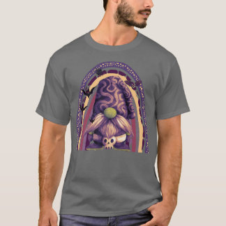 Gnome Witch Halloween Costume Pumpkin Autumn Fall T-Shirt