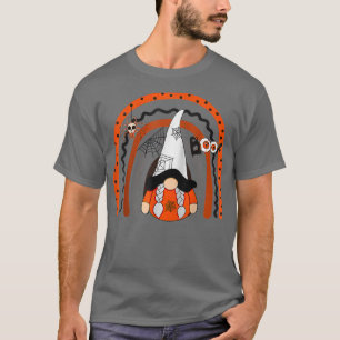 Gnome Witch Halloween Costume Pumpkin Autumn Fall T-Shirt