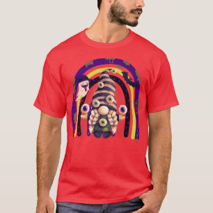 Gnome Witch Halloween Costume Pumpkin Autumn Fall T-Shirt