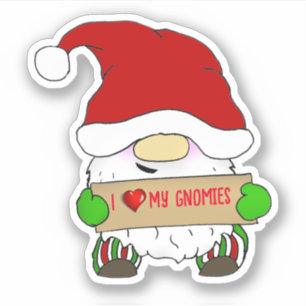 Gnome With Santa Hat Christmas