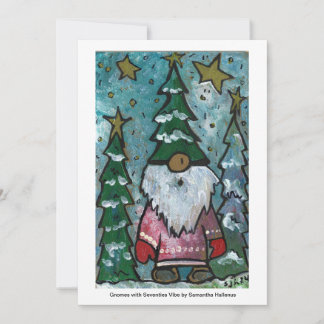 Gnome with Seventies Vibe Invitation