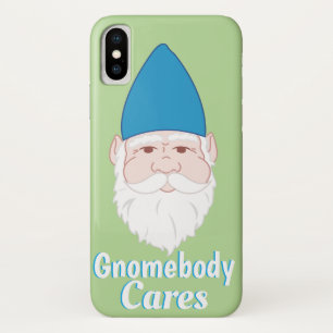 Gnomebody Cares Funny Garden Gnome Case-Mate iPhone Case