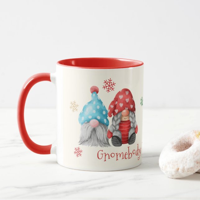 Gnomebody Loves You Like I Do Mug (With Donut)