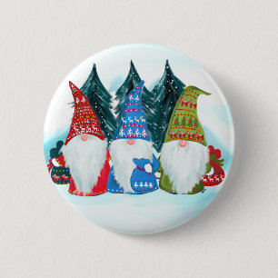 GNOMES 2 INCH ROUND BUTTON