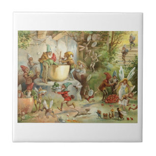 GNOMES AND FAIRIES TILE