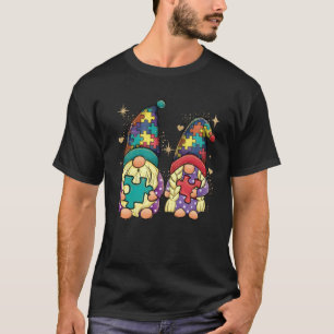 Gnomes Autism Awareness Gnome Autism For Kids Men  T-Shirt