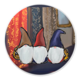 GNOMES CERAMIC KNOB