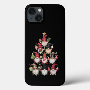 Gnomes Christmas Tree Funny Xmas Holidays iPhone 13 Case