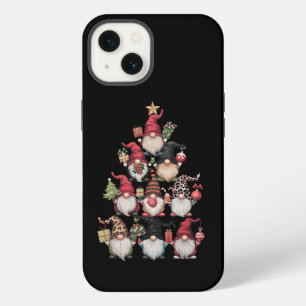 Gnomes Christmas Tree Funny Xmas Holidays iPhone 13 Case