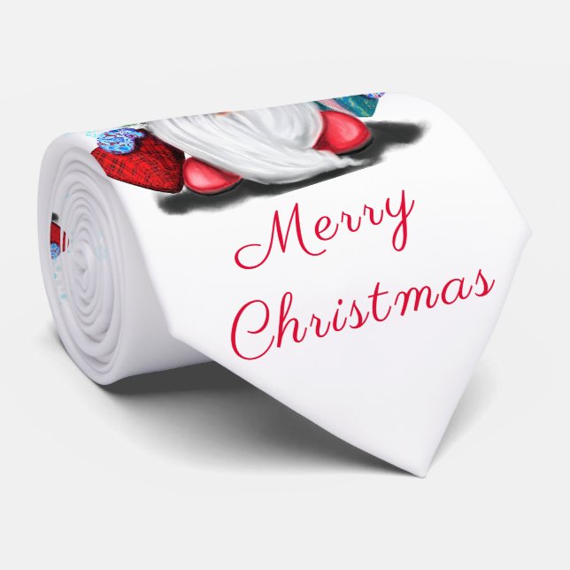 Gnomes Cravates de Noël avec cadeaux (Roulé)