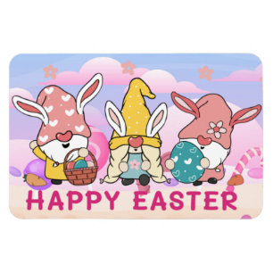 Gnomes Easter Magnet