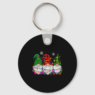 Gnomes Family Matching Pjs Men Women Funny Xmas Ho Keychain