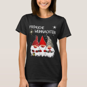 Gnomes Frohliche Weihnachten Funny Christmas T-Shirt