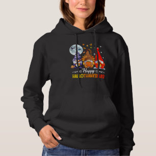 Gnomes Halloween Thanksgiving Christmas Happy Hall Hoodie