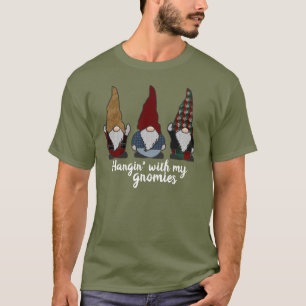 Gnomes Hangin avec My Gnomies Holiday T-Shirt