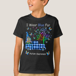 Gnomes I Wear Blue for Autism Awareness T-Shirt