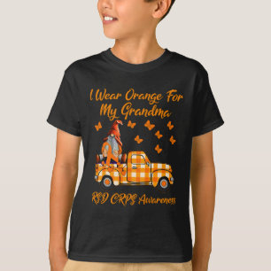 Gnomes I Wear Orange For My Grandpa RSD CRPS Aware T-Shirt