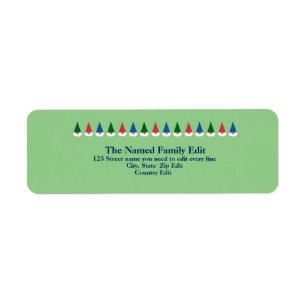 Gnomes in a Row Return address labels