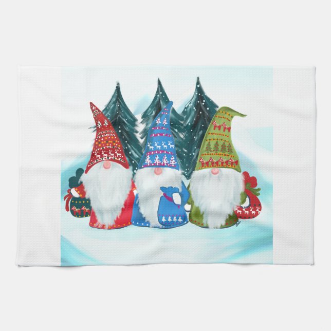 GNOMES KITCHEN TOWEL (Horizontal)