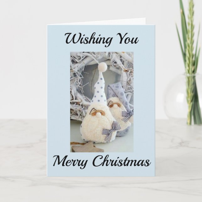 GNOMES KNOW HOW TO SAY **MERRY CHRISTMAS** HOLIDAY CARD (Front)