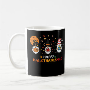 Gnomes Lover Halloween Merry Christmas Happy Hallo Coffee Mug