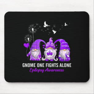 Gnomes One Fights Epilepsy Awareness Alone  Mouse Pad