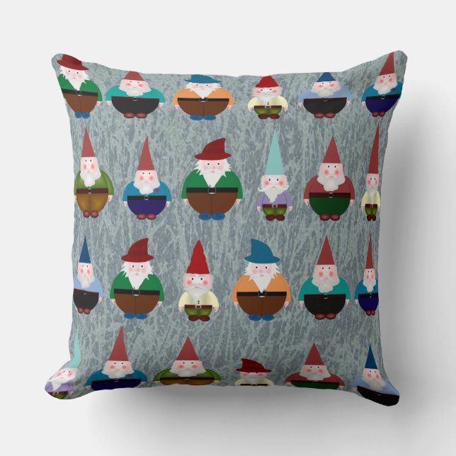 Gnomes Pillow (Front)
