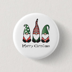 Gnomes Red Green 1 Inch Round Button