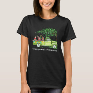 Gnomes Riding Truck Gastroparesis Awareness T-Shirt