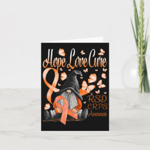 Gnomes Rsd Crps Awareness Hope Love Cure Fighter O Card