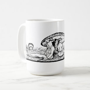 Gnomes Sleeping Under Mushroom Coffee Mug