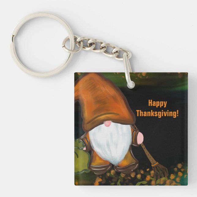 GNOMES   SQUARE  KEYCHAIN (Front)