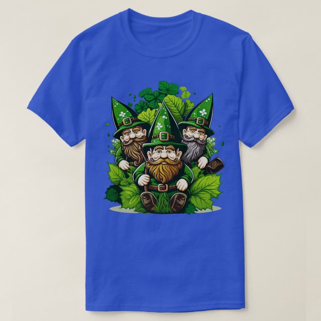 Gnomes St Patricks Day 1 T-Shirt (Design Front)