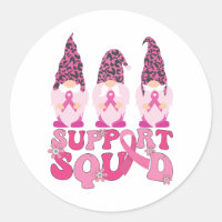 Gnomes Support Squad Breast Cancer Awareness 