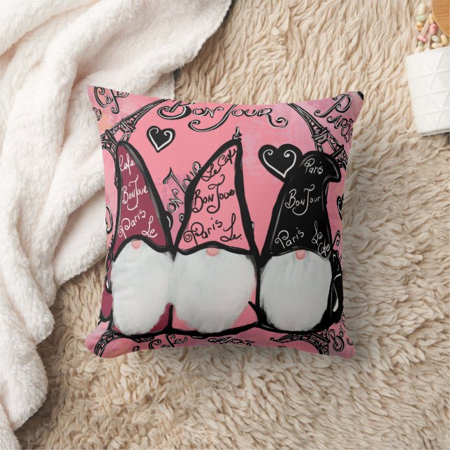  GNOMES      THROW PILLOW (Blanket)