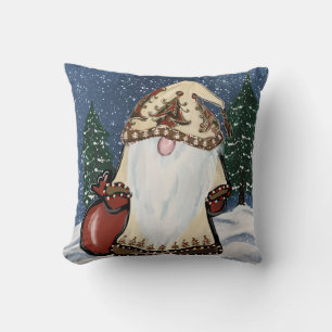 Gnomes   throw pillow