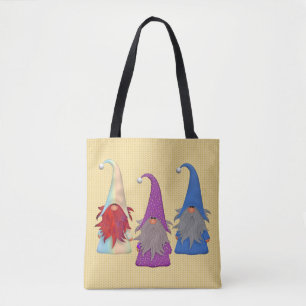 Gnomes Trio Tote Bag