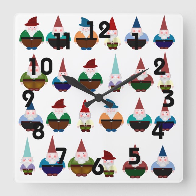 Gnomes Wall Clock (Front)