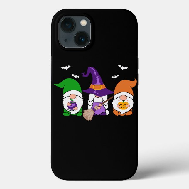 Gnomes Witch Funny Gnomes Halloween Gnome Hallowee Case-Mate iPhone Case (Back)