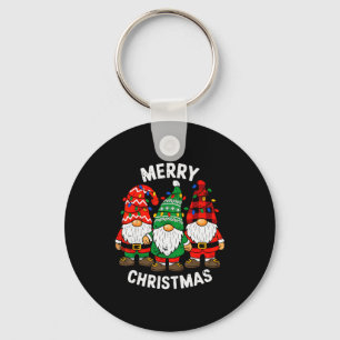 Gnomes Xmas Funny Merry Christmas Squad For Men Wo Keychain