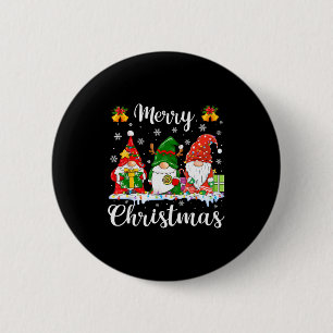 Gnomes Xmas Shirts Merry Christmas Men Women Kids  2 Inch Round Button